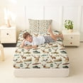 thumbnail image 4 of Erosebridal Wild Animal Deer Twin Sheet Sets,Rustic Mallard Duck Bedding For Boys Kids 3pcs, 4 of 6