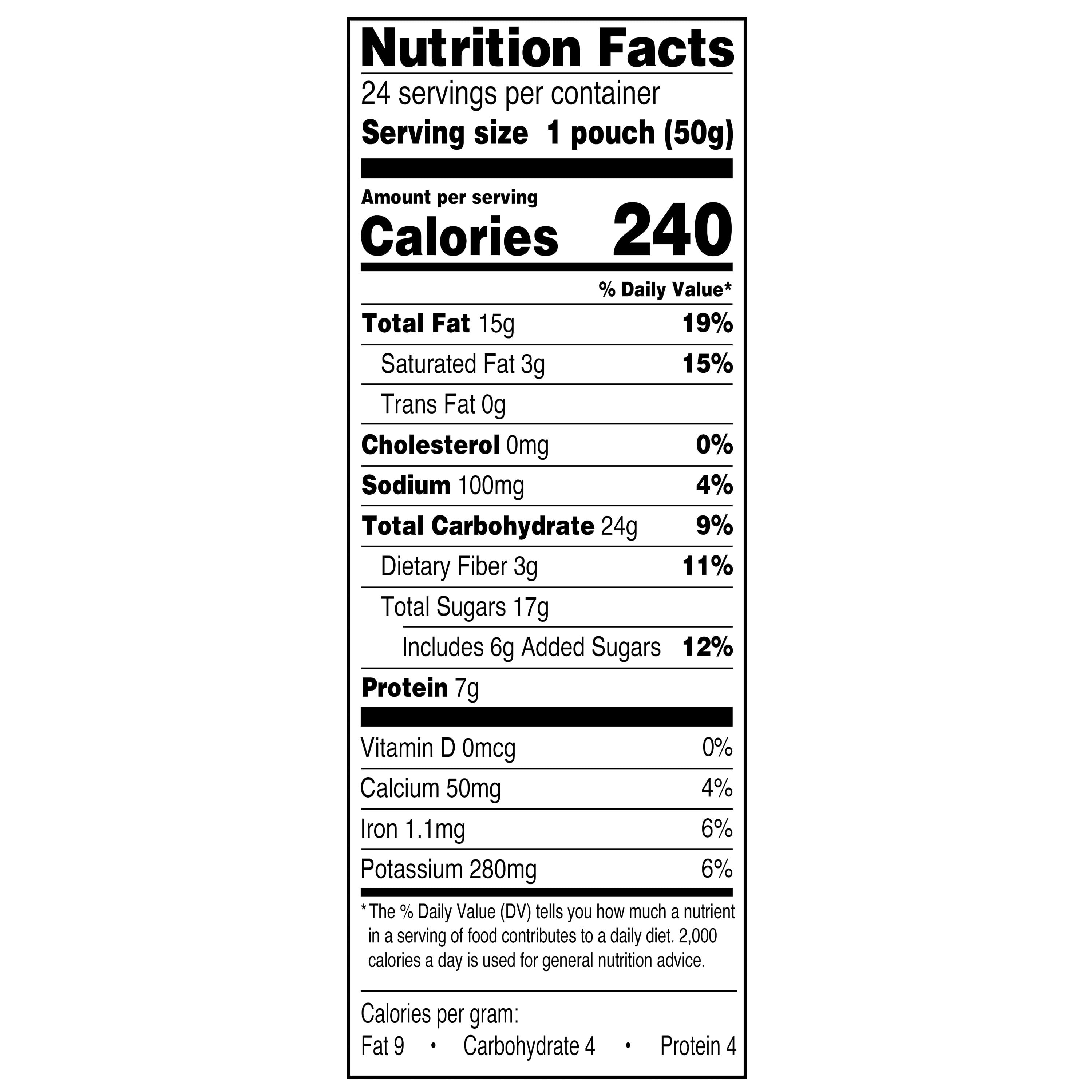 (4 pack) Great Value Mountain Trail Mix, 1.75 oz, 24 Count