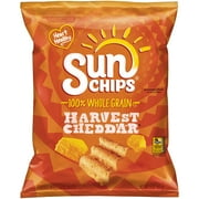 SunChips Harvest Cheddar Flavored Multigrain Snacks, 3 oz Bag