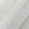 thumbnail image 3 of Xiao Hua Cortinas para ventanas pequeñas, 1 pieza, blancas, para ventanas pequeñas, 132x46cm, con bolsillo para barra, estilo A., 3 of 5