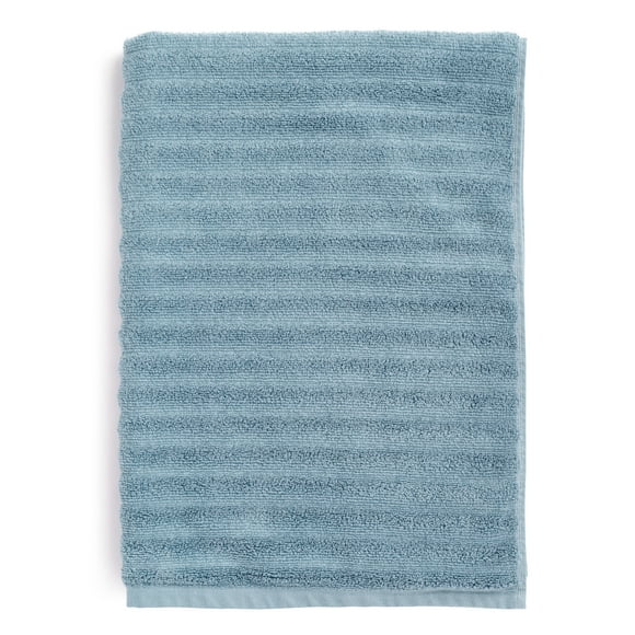 Performance Textured Bath Sheet, 30" x 62", Blue Linen - Mainstays