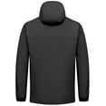 thumbnail image 6 of Little Donkey Andy Mens Windbreak Jacket, Quick Drying Water Repellent Light Jackets for Men Wrinkle Reduction (Black S), 6 of 7