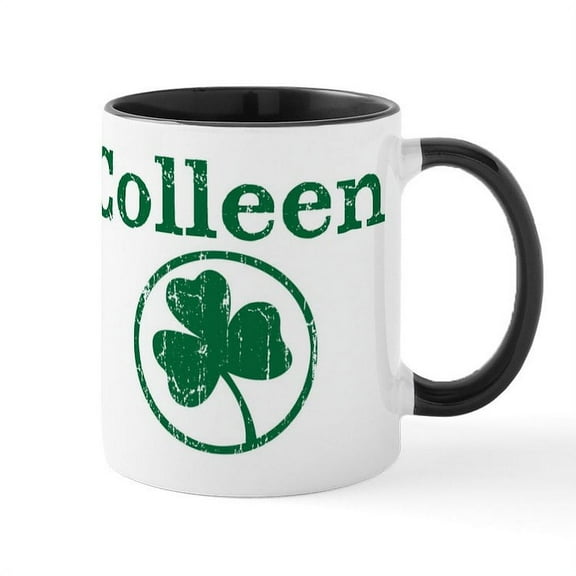 CafePress - Colleen Shamrock Mug - 11 oz Ceramic Mug - Novelty Coffee Tea Cup