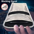 thumbnail image 3 of Faraday Bag Anti Radiation Cell Phone Sleeve Pregnant Cell Phone GPS EMF RFID Signal Blocking Bag Compatible with iPhone 12 pro Shielding Pouch Privacy Protection Wallet, 3 of 5