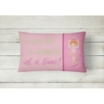 thumbnail image 2 of Carolines Treasures BB5398PW1216 Ballet in 8 Counts Red Hair Canvas Fabric Decorative Pillow, 12H x16W, multicolor, 2 of 3