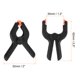 thumbnail image 2 of Uxcell 30Pcs Abrazaderas de resorte de plástico, clip pesado de 2.5" para muselina profesional, para fondo, trabajo en madera, manualidades, 2 of 6