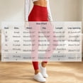 thumbnail image 4 of Plus Size Leggings for Women, High Waisted Black Super Soft Yoga Pants with Pockets, Petite to Plus Size Womens Leggings Non See Through, Workout Running Daily | TruHer,Red XL, 4 of 9