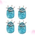 thumbnail image 2 of Miangastore Embouts de Valve de Pneu Strass 4 Pcs Résistance à la Corrosion, 2 of 8