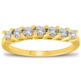thumbnail image 1 of 5/8ct 14K Yellow Gold Lab Created Diamond Anniversary Wedding Ring, 1 of 2