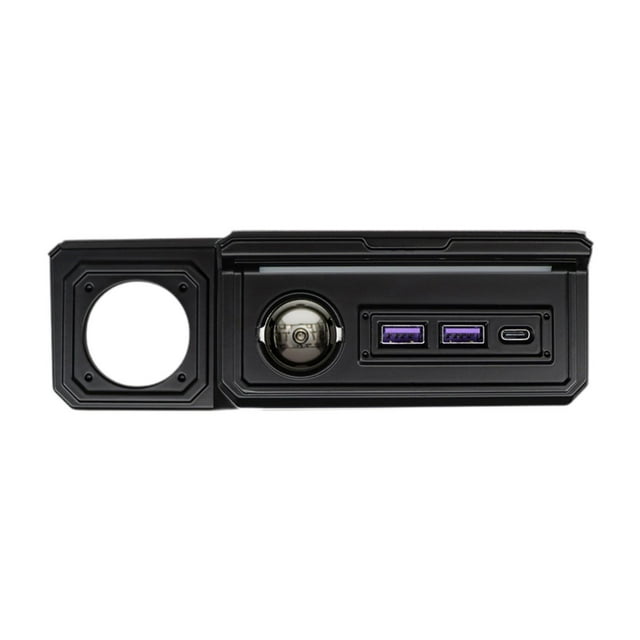 USB Charger Hub Accessory Centro de reemplazo de negro profesional resistente Lado del conductor izquierdo