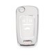 thumbnail image 1 of Funda de Llave de Coche TPU Blanca Plateada para Opel para Vauxhall para Astra H/J/K 2010-2019 para Opel Antara J 2010-2019 Funda de Control Remoto de 3 Botones, 1 of 6