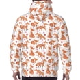 thumbnail image 7 of Pofeuu Beautiful Fox1 Print Mens Casual Hooded Collar Drawstring Hoodies Pullover Sweatshirts Casual Long Sleeve Shirts-Medium, 7 of 7