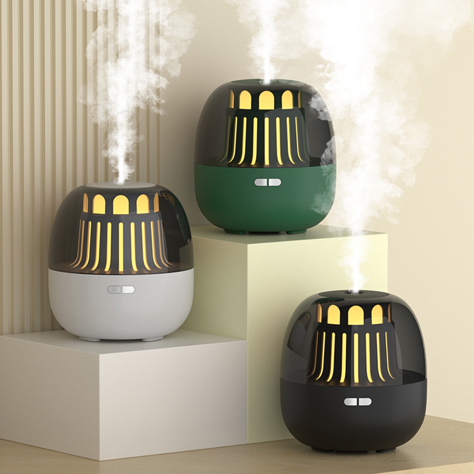 Humidifier for Bedroom,Lighthouse Aromatherapy Diffuser,Desktop Humidifier (Black),Spray Aroma Diffuser,Air Humidifier for Home Baby Nursery & Plants