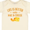 thumbnail image 4 of Inktastic Life's Better Mac & Cheese Boys or Girls Baby Bodysuit, 4 of 5