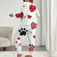 thumbnail image 4 of Mifsaly Plus Size Pajamas for Women Set Valentine Pajama Heart Print Oversized Sleepwear Cozy Sleep Pant Dressy Casual Pjs Homewear Spring Summer Matching Outfit 2026 XL, 4 of 4