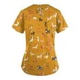 thumbnail image 6 of BDPORKAS Plus Size Scrubs for Women Nurse Uniforms Breathable Short Sleeve with Pocket Scrub Tops Cute Animal Printed Comfy Holiday Shirts, 6 of 6