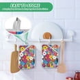 thumbnail image 4 of Yayeee Pot Holders Kitchen Heat Resistant with Pockets 7"x9.8" Cotton Oven Cooking Hot Pads, Whimsical Floral, 4 of 7
