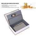 thumbnail image 4 of Book Safe Case Simulation Portable Safe Storage Box with Combination Lock for Bank Cards Jewelry Money, 4 of 5