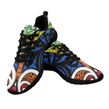 

Running Shoes Fashion Polynesian Hibiscus Breathable Outdoor Men Sport Lightweight Sneakers Women Comfortable Athletic Footwear