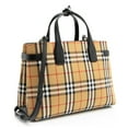 thumbnail image 2 of Pre-Owned Burberry Vintage Check Banner Medium Tote, 2 of 11
