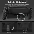 thumbnail image 6 of Full Protective Case for Playstation Portal - Detachable Front Shell Cover Case for PS Portal Remote Player - Anti-Slip TPU Protector Case for PS5 Portal with Built-it Kickstand (Black), 6 of 8