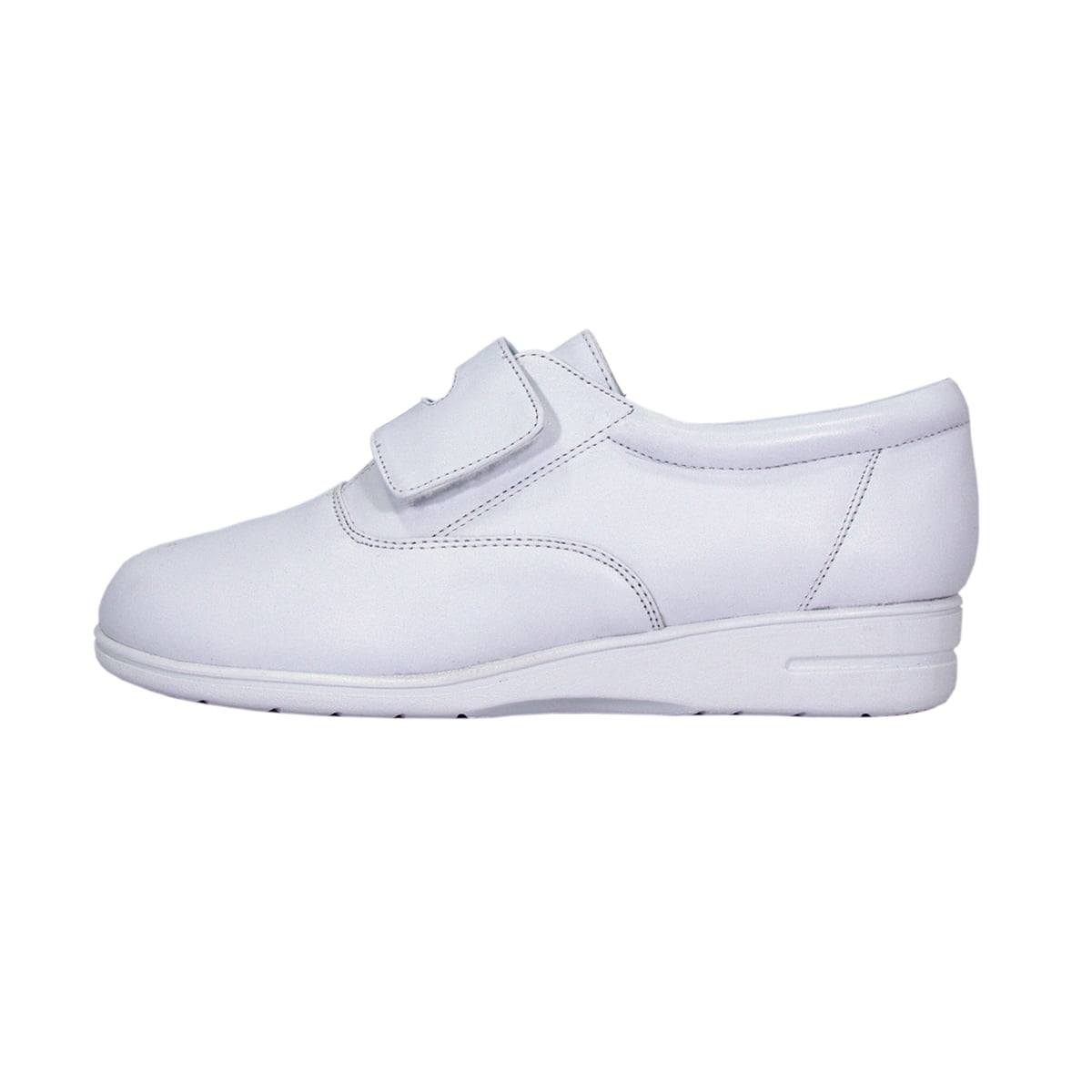 24 HOUR COMFORT Rhoda Wide Width Comfort Shoes For Work and Casual Attire WHITE 8.5