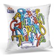 thumbnail image 1 of BSDHOME Housse de Coussin Colorée avec Motif Graffiti Alphabet 20x20 Pouces, 1 of 1