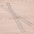 thumbnail image 3 of SHISUYAN Ensemble de 6 Brochettes en Acier Inoxydable Réutilisables pour Barbecue, 3 of 4
