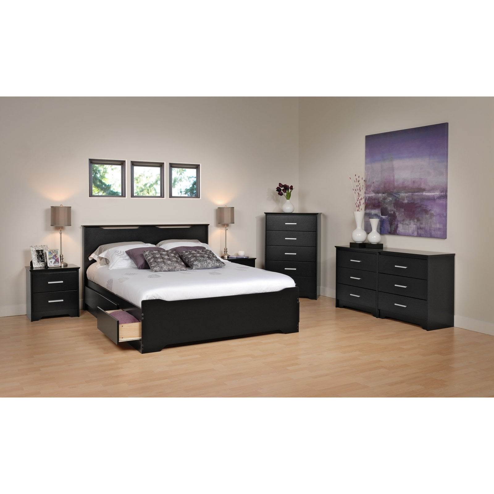 Coal Harbor Queen Mates Platform Storage Bed With 6 Drawers Black Coal Harbor Queen Mates Platform Storage Bed With 6 Drawers Black Box 2 Of 3 Com