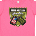 thumbnail image 4 of Inktastic Proud Military Daughter Soldier Hero Girls Toddler T-Shirt, 4 of 5