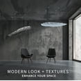 thumbnail image 3 of VIVO Dark Gray Acoustic Ceiling Waffle Panel, 3 of 8