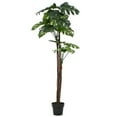 thumbnail image 5 of vidaXL Artificial Monstera Plant with Pot 51.2" Green, 5 of 8