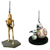 Star Wars Battle Droid & BB-8 Fan Lamp Pull Chain Figure Figurine Pvc Clone Wars New
