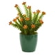thumbnail image 2 of Planta Artificial Suculenta Sedum En Macetero Verde (Juego De 2), 2 of 2