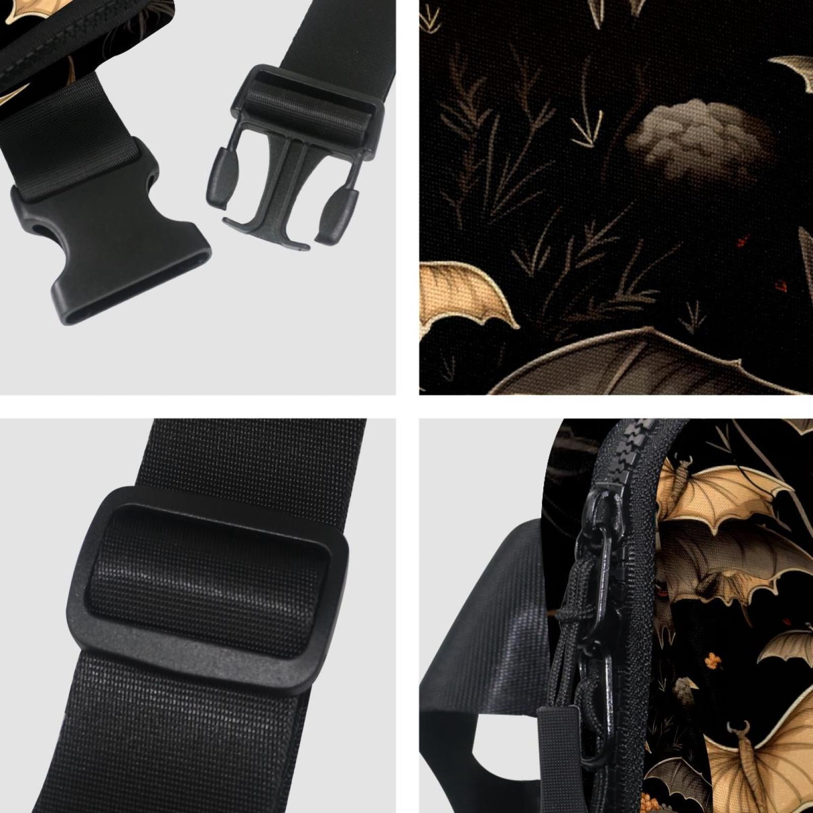 Halloween bats Sling Bag Waist Pack Fanny Pack with Extension Strap Lightweight Adjustable Unisex