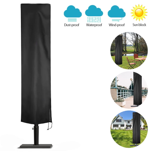 Gotydi Visera Oxford Cubierta de Tela Paraguas Cubierta para Paraguas Al Aire Libre Cubiertas para Sombrilla de Patio Impermeables y a Prueba de Polvo