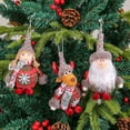 thumbnail image 6 of FEOLGEHLY Christmas Gnomes Plush Doll, Handmade Knitted Xmas Scandinavian Tomte Elf Dwarf for Home Desk Shelf Fireplace Tiered Tray Table Centerpieces Winter Holiday Christmas Decorations Indoor, 6 of 7
