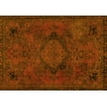 thumbnail image 1 of Ahgly Company Indoor Rectangle Abstract Yellow Modern Area Rugs, 3' x 5', 1 of 4