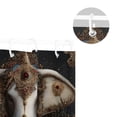 thumbnail image 5 of Elephant with Elegant Decoration Shower Curtains with 12 Hooks Waterproof Bathroom Decor 66" x 72", 5 of 6