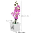 thumbnail image 2 of FESTFENDS Simulation Flower Potted Plants Home Decoration Purple Plastic 1 Pcs, 2 of 8