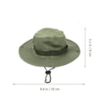 thumbnail image 2 of Le Boonie Chapeau de Seau Randonnée de Pêche Buisson pour les Activités de Plein Air (Vert Clair), 2 of 6