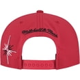 thumbnail image 4 of Men's Mitchell & Ness Red Chicago Bulls Starlight Snapback Hat, 4 of 5