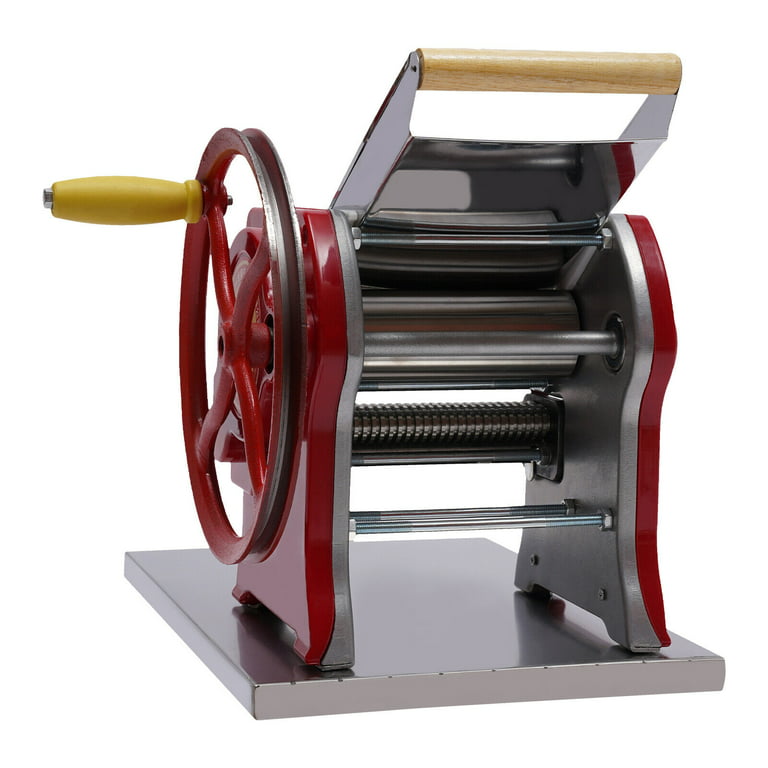 Miumaeov Commercial Pasta Maker Fresh Noodle Making Machine Manual Dough  Roller Sheeter Dumpling Maker 
