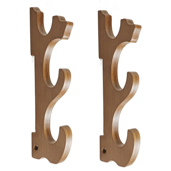 Elegant Wood Wall Mount Swords Stand Storage Rack for Showcasing Collections