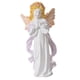 thumbnail image 2 of Estatua de ángel rezando, querubín, figuritas, adorno, obra de arte, figura, decoración del hogar, oración Violeta7.2x5.5x14.8cm, 2 of 9