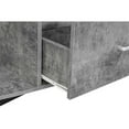 thumbnail image 5 of Pemberly Row 60-inch One-Drawer TV Stand with Shelves in Gray Wood Finish, 5 of 8