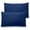 Navy Blue, variant on Queen Size 400 Thread Count Cotton Pillowcases Set of 2, Solid Percale Envelope Closure Pillow Cases by SimpleField - Soft, Smooth & Breathable (Dark Gray, 20 x 30 inches)