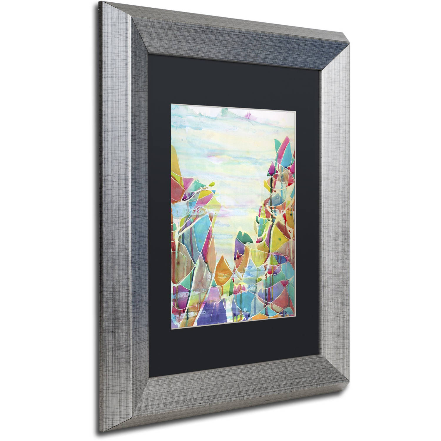 Trademark Fine Art "Pico de Orizaba" Canvas Art by Lauren Moss Black Matte, Silver Frame