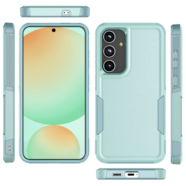 For Samsung Galaxy S24 FE Case with Tempered Glass Screen Protector, Tekcoo Dual Layer Heavy Duty Cover Military Grade Protection Shockproof Rugged For Samsung Galaxy S24 FE Case with Tempered Glass Screen Protector, Tekcoo Dual Layer Heavy Duty Cover Military Grade Protection Shockproof Rugged