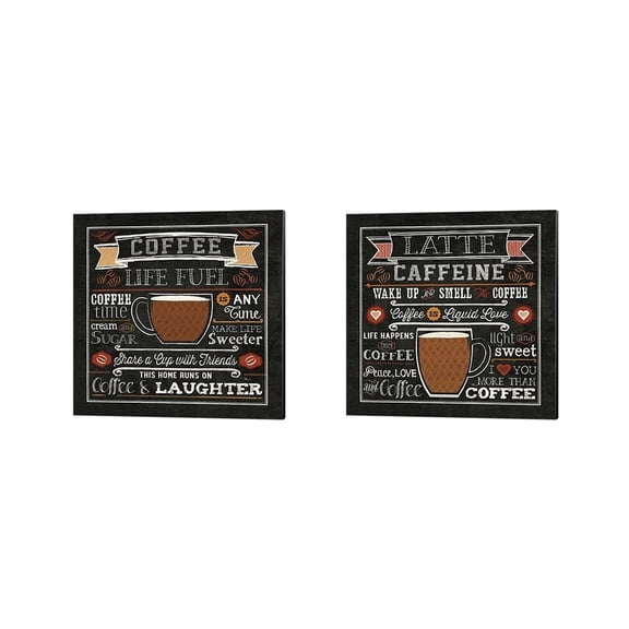 Metaverse Pela Studio 'Java Talk' Canvas Art (Set of 2)